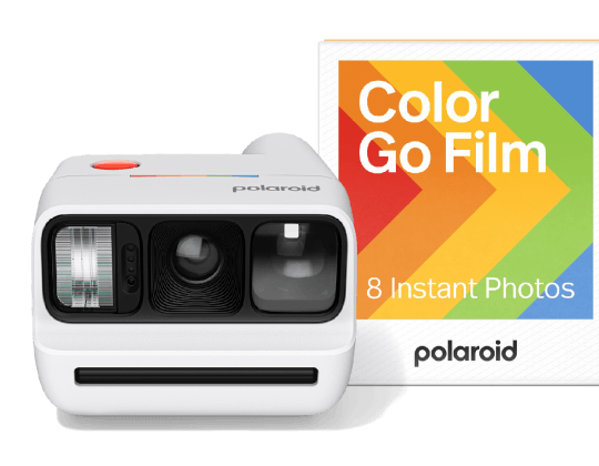 Polaroid Go Gen 3 White + Color Film Bundle