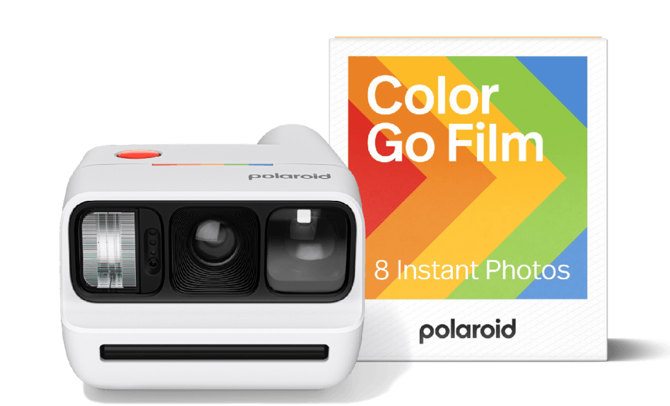 Polaroid Go Gen 3 White + Color Film Bundle