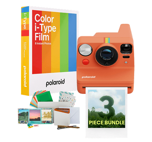 Polaroid NOW+ Gen 3 Camera with Color Film and Film Kit (Coral)