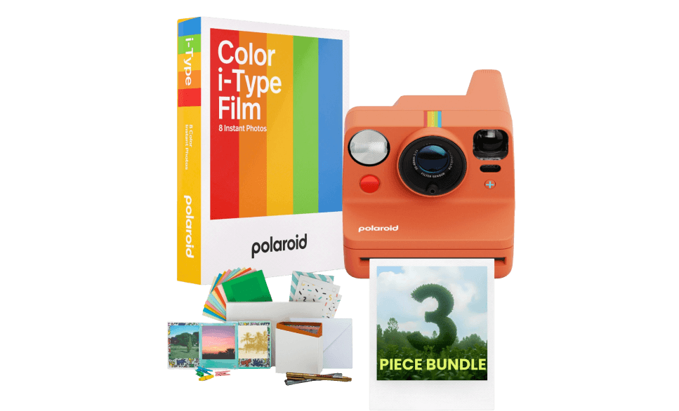 Polaroid NOW+ Gen 3 Camera with Color Film and Film Kit (Coral)