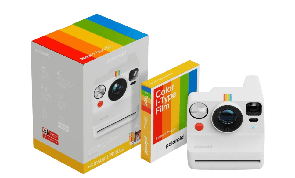 Polaroid NOW+ Gen 3 Camera and Color Film Bundle (White)