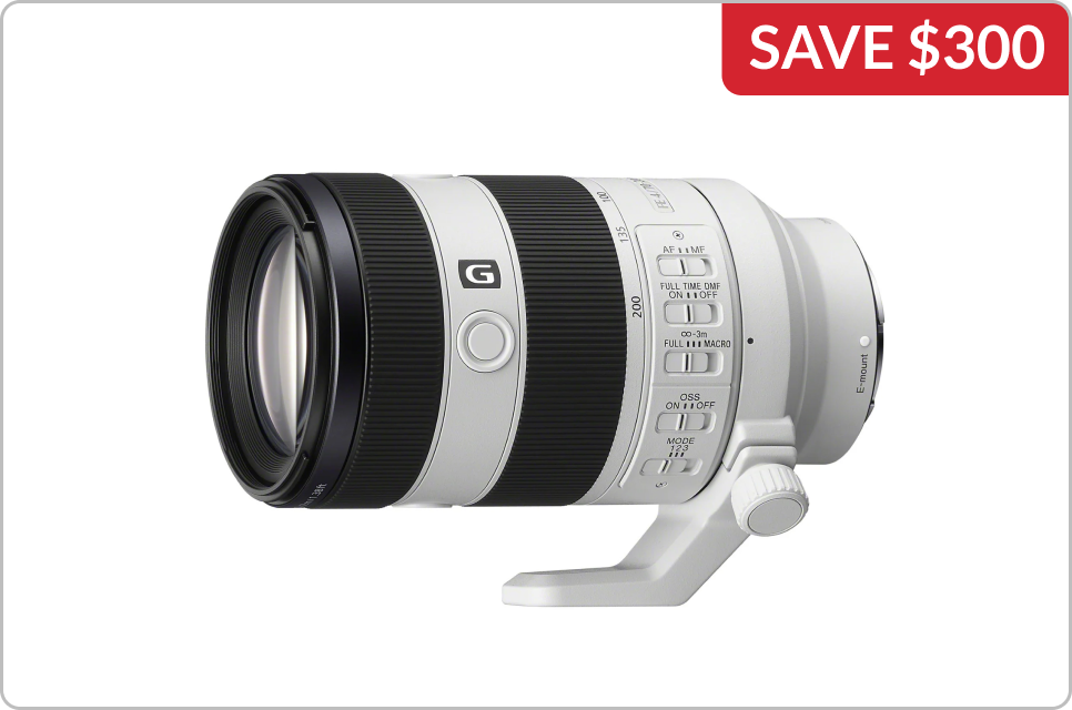 Sony FE 70-200mm F4 Macro G OSS II Full-Frame Compact Telephoto Zoom Lens