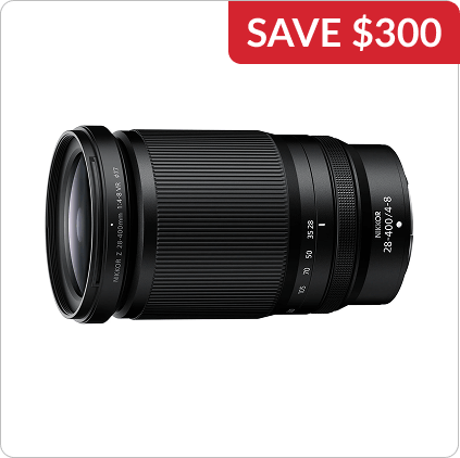 NIKKOR Z 28-400mm f/4-8 VR Full-Frame Z-Mount Lens
