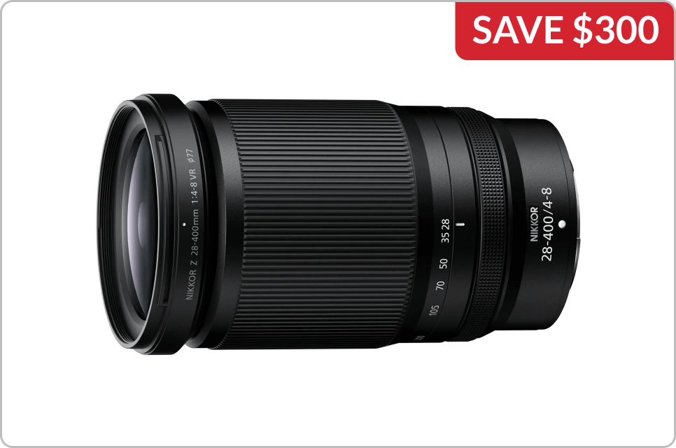 NIKKOR Z 28-400mm f/4-8 VR Full-Frame Z-Mount Lens