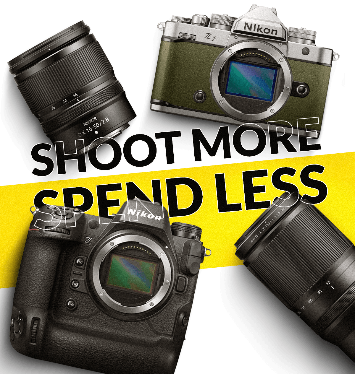 Shoot more spend less