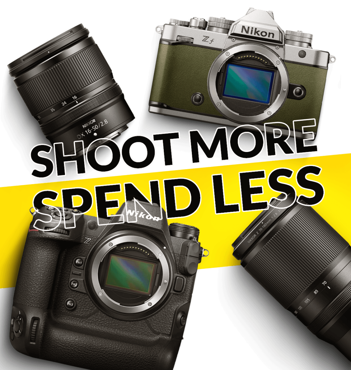 Shoot more spend less